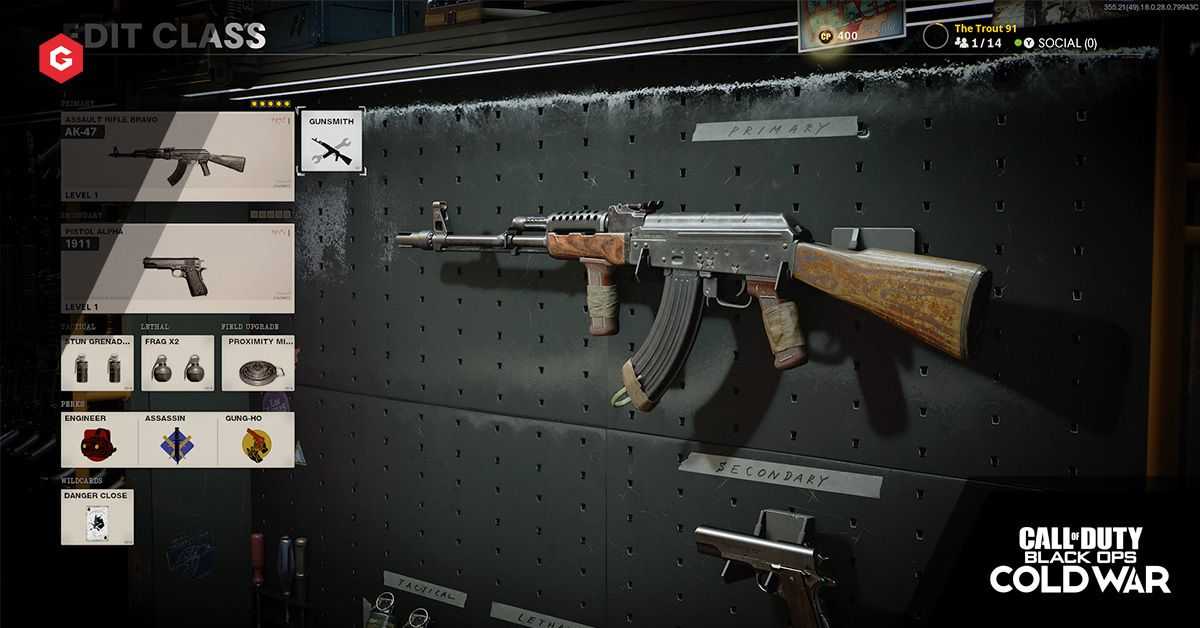 Black Ops Cold War: AK-47 Mejor equipamiento, accesorios y configuración para su clase