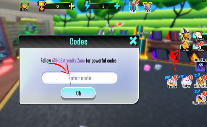 Códigos del simulador de carreras de bicicletas