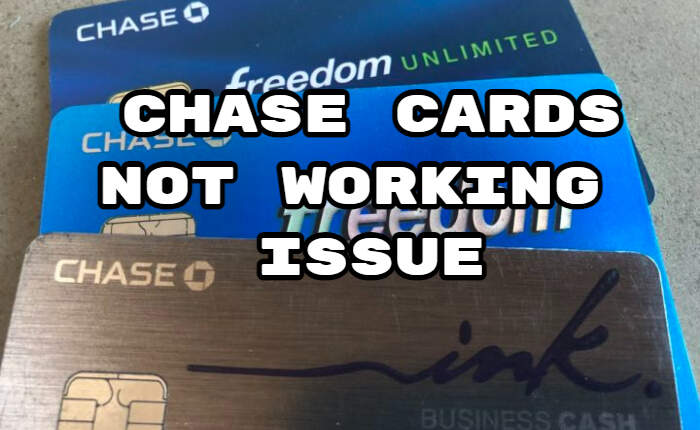 Las tarjetas Chase no funcionan