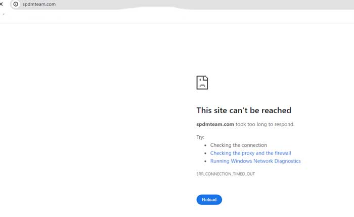 Spdmteam.com Not Working Fix