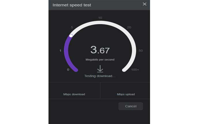 Comprueba tu conexión a Internet