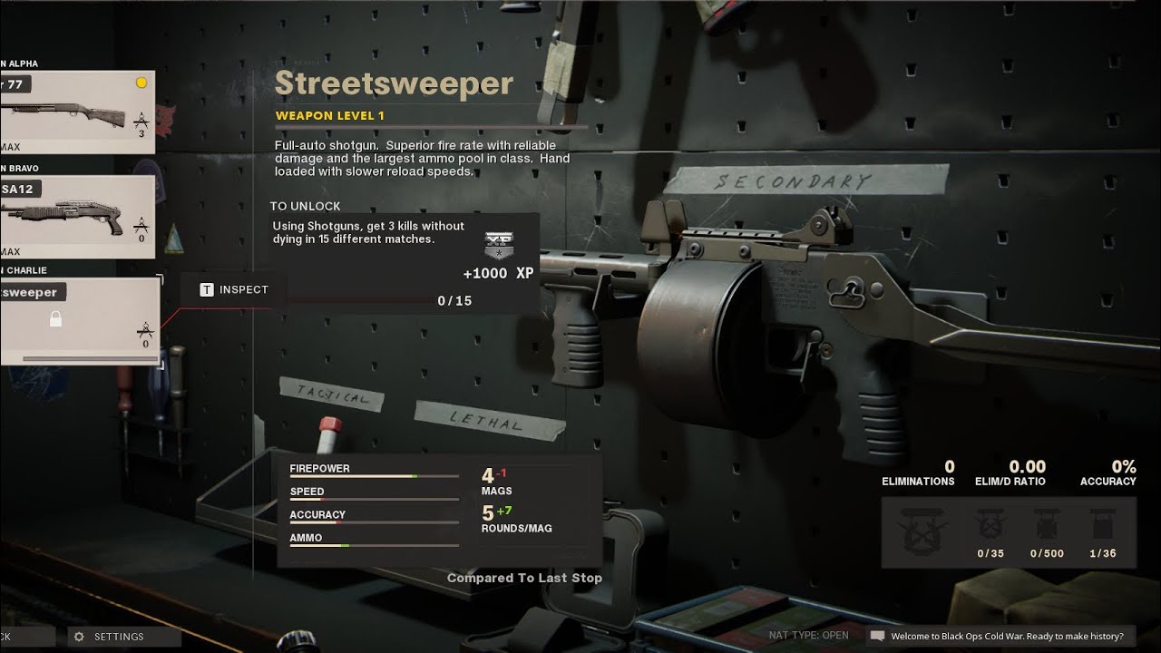 Streetsweeper Black Ops Guerra Fría