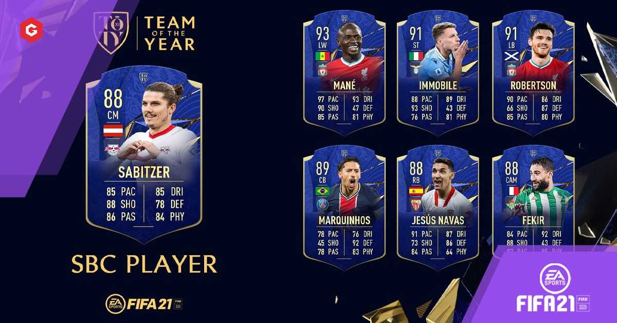 FIFA 21: Marcel Sabitzer TOTY Menciones de honor SBC La solución más barata para Xbox One, PS4, Xbox Series X, PS5 y PC