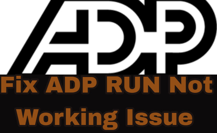 Solucionar el problema de que la aplicación ADP RUN no funciona