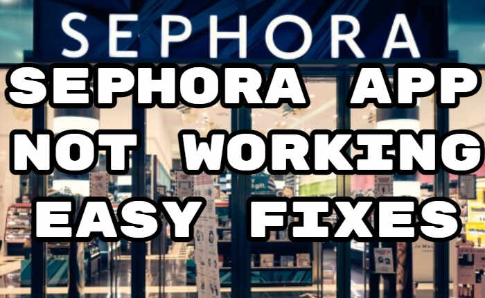 La aplicación Sephora no funciona