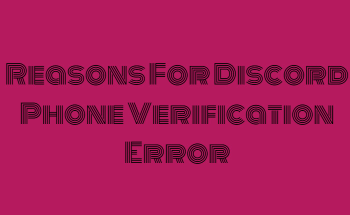 Razones del error de verificación de discordia