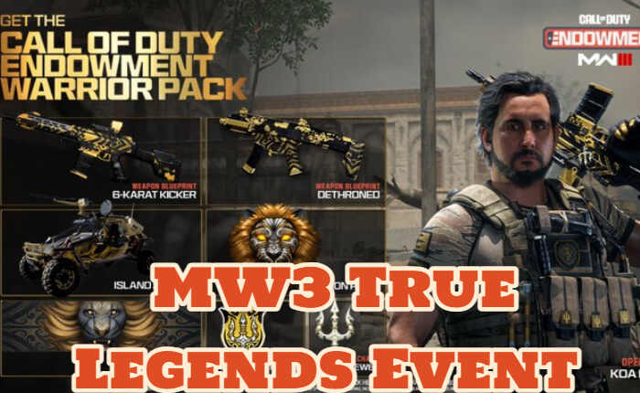 El evento MW 3 True Legends no se muestra 