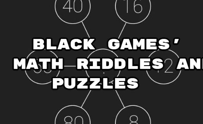 Acertijos y acertijos matemáticos de Black Games