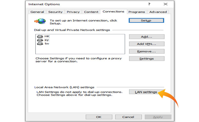 Configuración de LAN