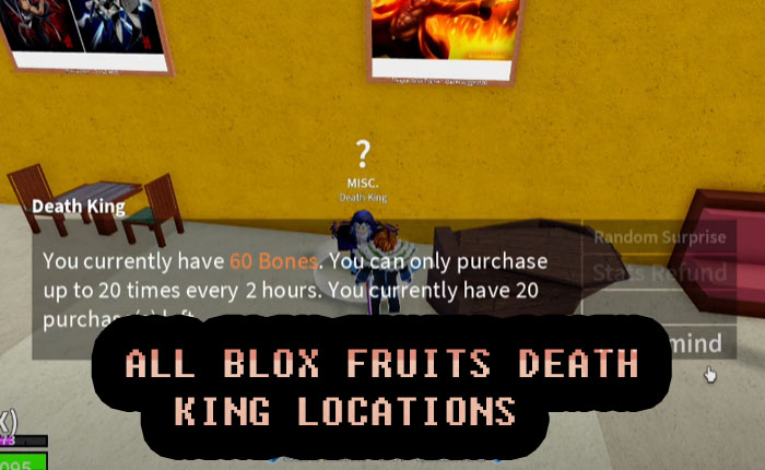 Where is Death King in Blox Fruits, Death King Location
