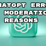 Error de ChatGPT por motivos de moderación
