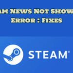 Las noticias de Steam no muestran error