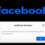 Facebook Insufficient Permission Error