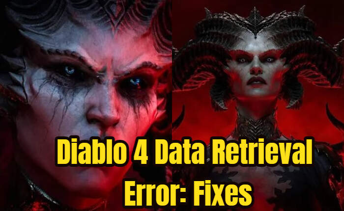 Correcciones de errores de recuperación de datos de Diablo 4