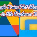 Google Drive no aparece en las correcciones del Explorador de archivos