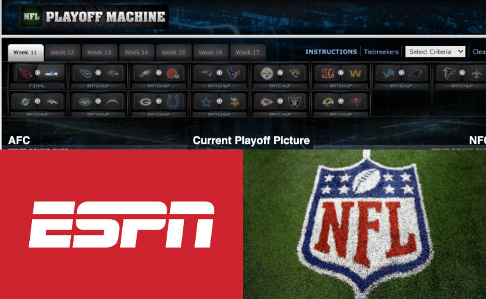 Aplicación ESPN NFL Machine