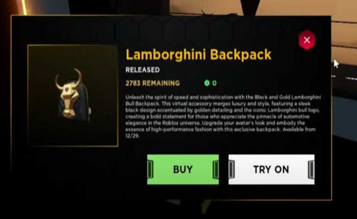 Compra la mochila Lamborghini