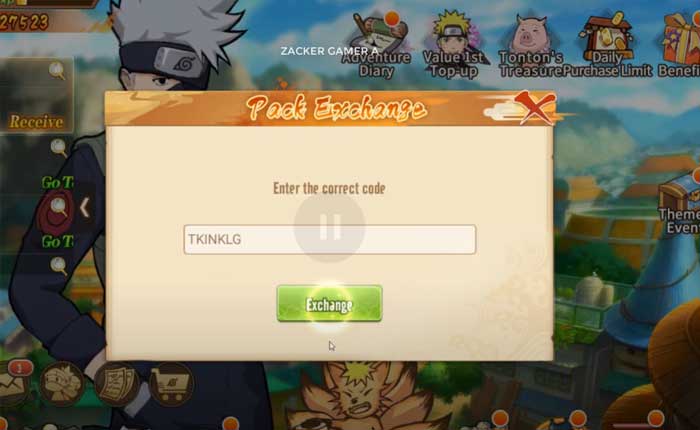 Códigos AFK de NINJA de Konoha Legend