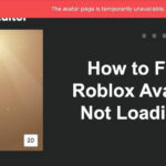 Roblox Avatar Not Loading