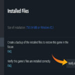 verificar la integridad de los archivos del juego
