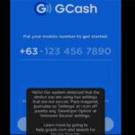GCash Can't open Developer option