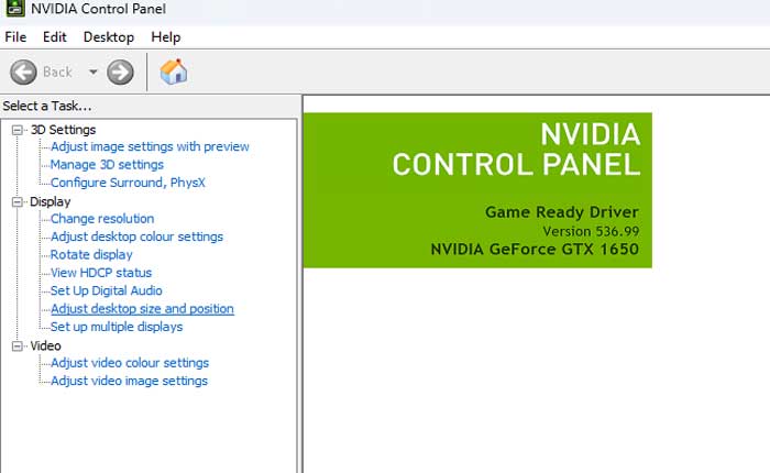 Actualizar el controlador gráfico