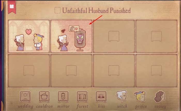 Completar el rompecabezas El marido infiel castigado en Storyteller