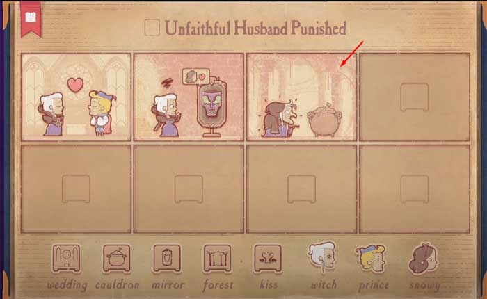 Completar el rompecabezas El marido infiel castigado en Storyteller