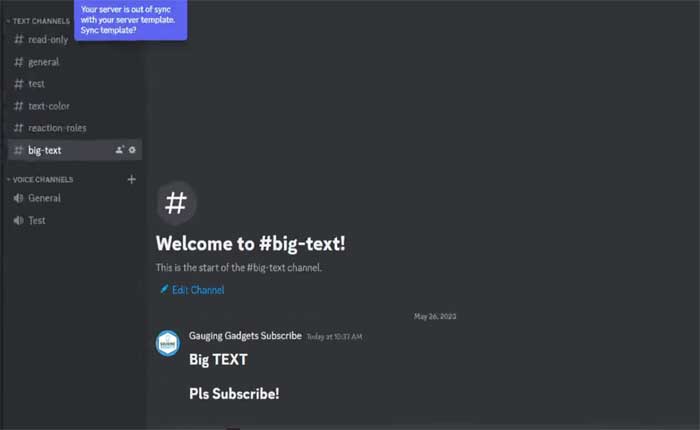 Cómo escribir texto grande en Discord