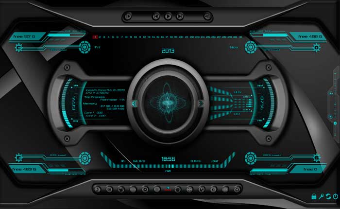 Las mejores máscaras de Rainmeter