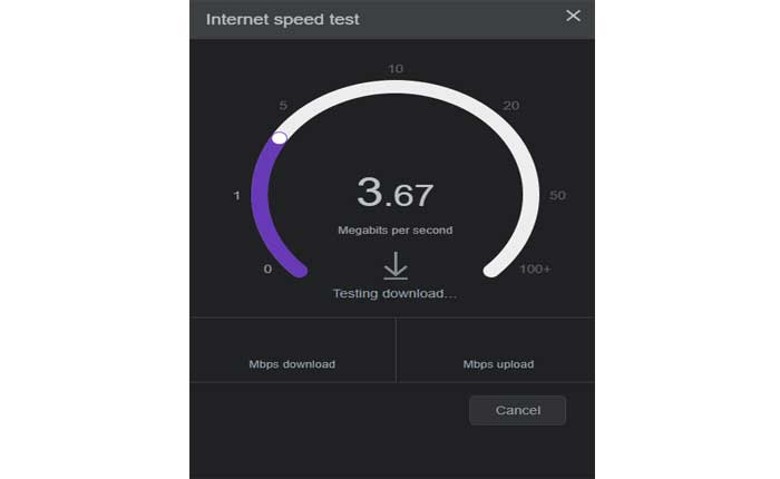 Comprueba tu conexión a Internet