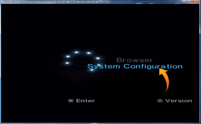 Cambiar idioma en PCSX2