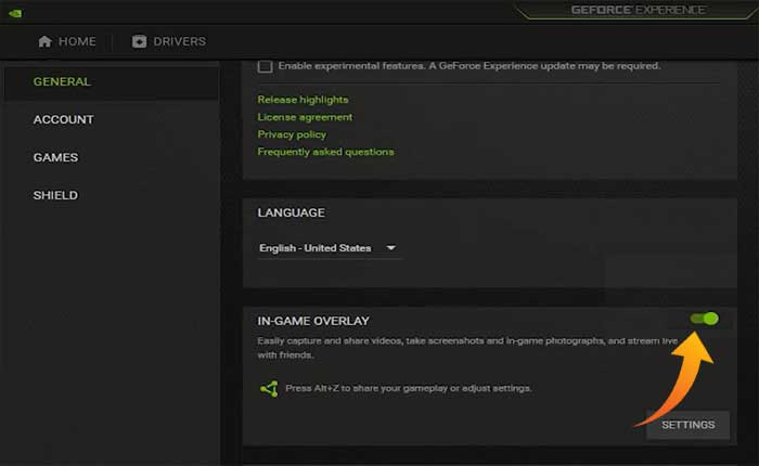 El contador de FPS de NVIDIA no se muestra