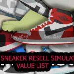 Sneaker Resell Simulator Value List