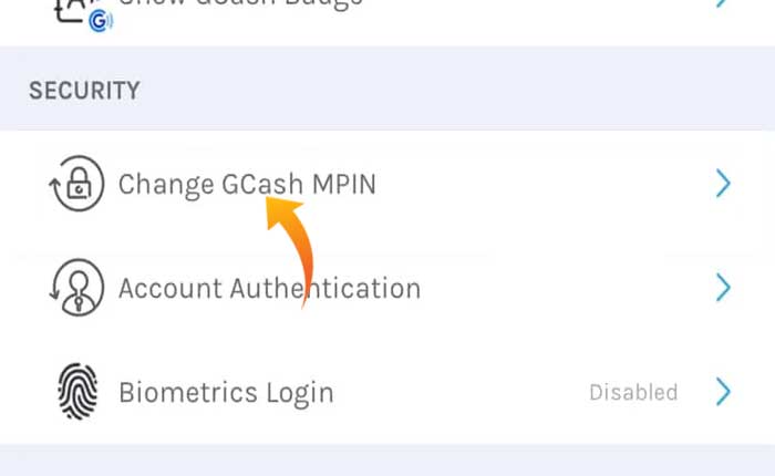 Cambiar MPIN en GCash