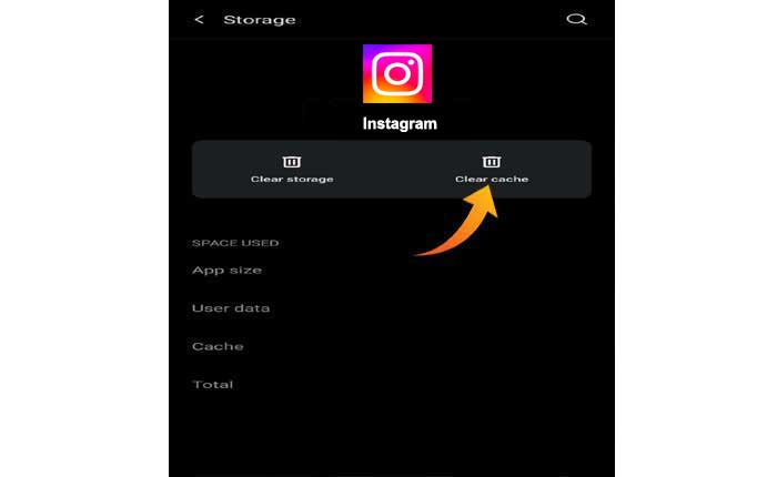 borrar caché de Instagram 1