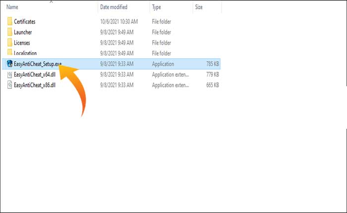 EasyAntiCheat_EOS_Setup.exe no se abre