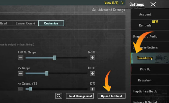 Mejor código de sensibilidad para BGMI sin retroceso (mayo de 2024) 13 Código de sensibilidad BGMI