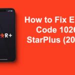 Error Code 1026 StarPlus