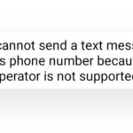 Mensaje de error