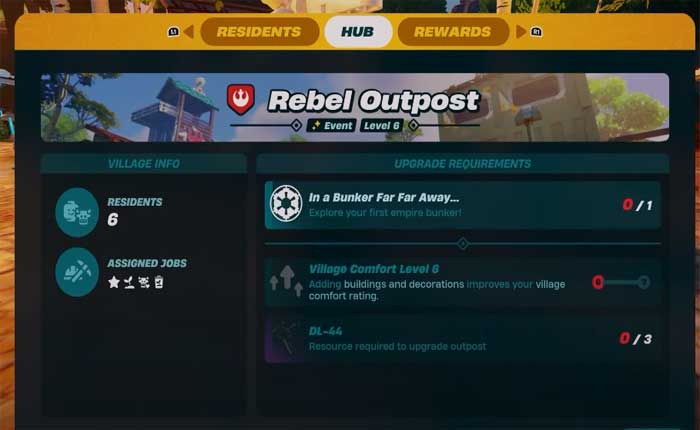 Dónde encontrar autorización de código en LEGO Fortnite Star Wars