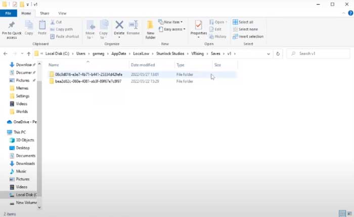Cambiar la configuración del servidor privado en V Rising