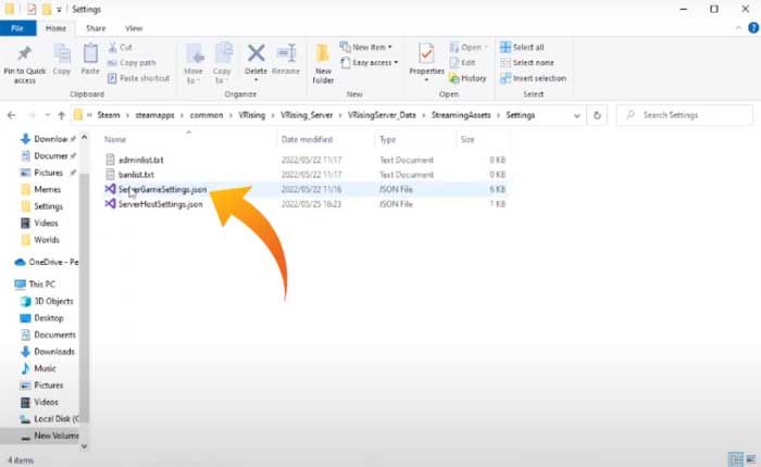 Cambiar la configuración del servidor privado en V Rising