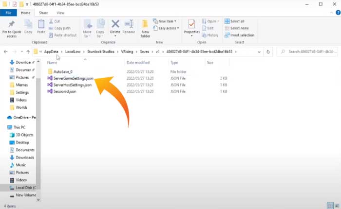 Cambiar la configuración del servidor privado en V Rising