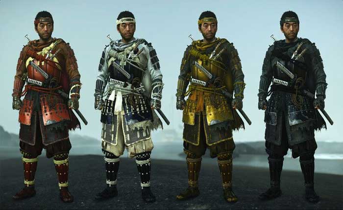 Los mejores conjuntos de armaduras en Ghost Of Tsushima