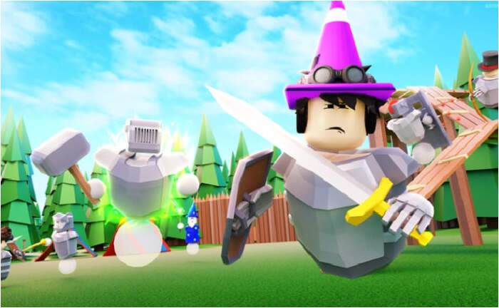 Juego Clashers VR Roblox