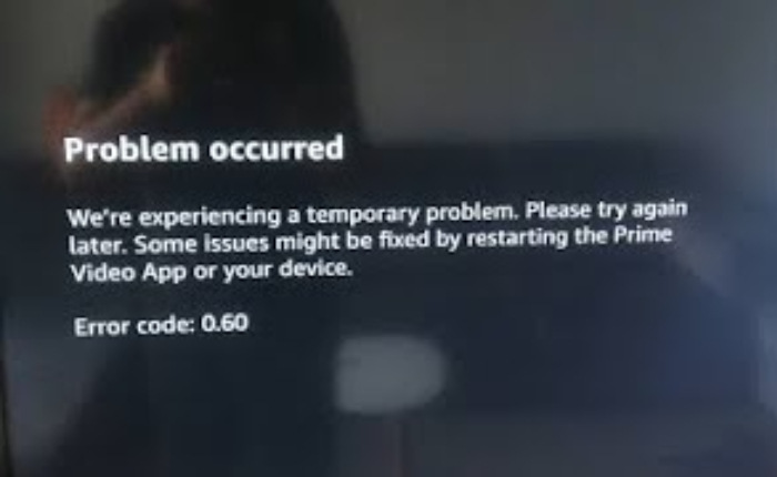 Código de error de PrimeVideo