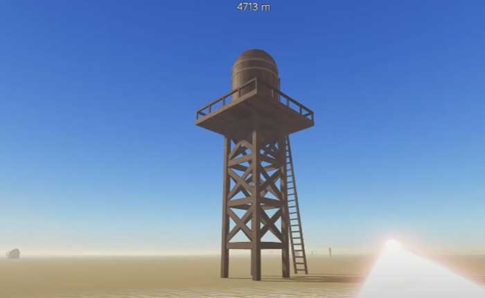 Cómo utilizar la torre de agua y la plataforma petrolera en un viaje polvoriento