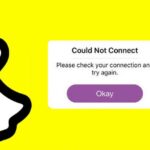 Connection Error Could Not Log Out Snapchat