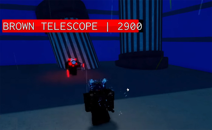 Consigue el telescopio marrón en Super Box Siege